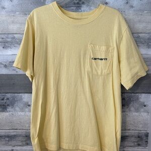 Carhartt Yellow Short Sleeve Tee Classic Fit